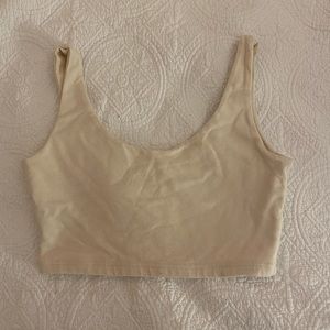 Brandy Melville cream tank top